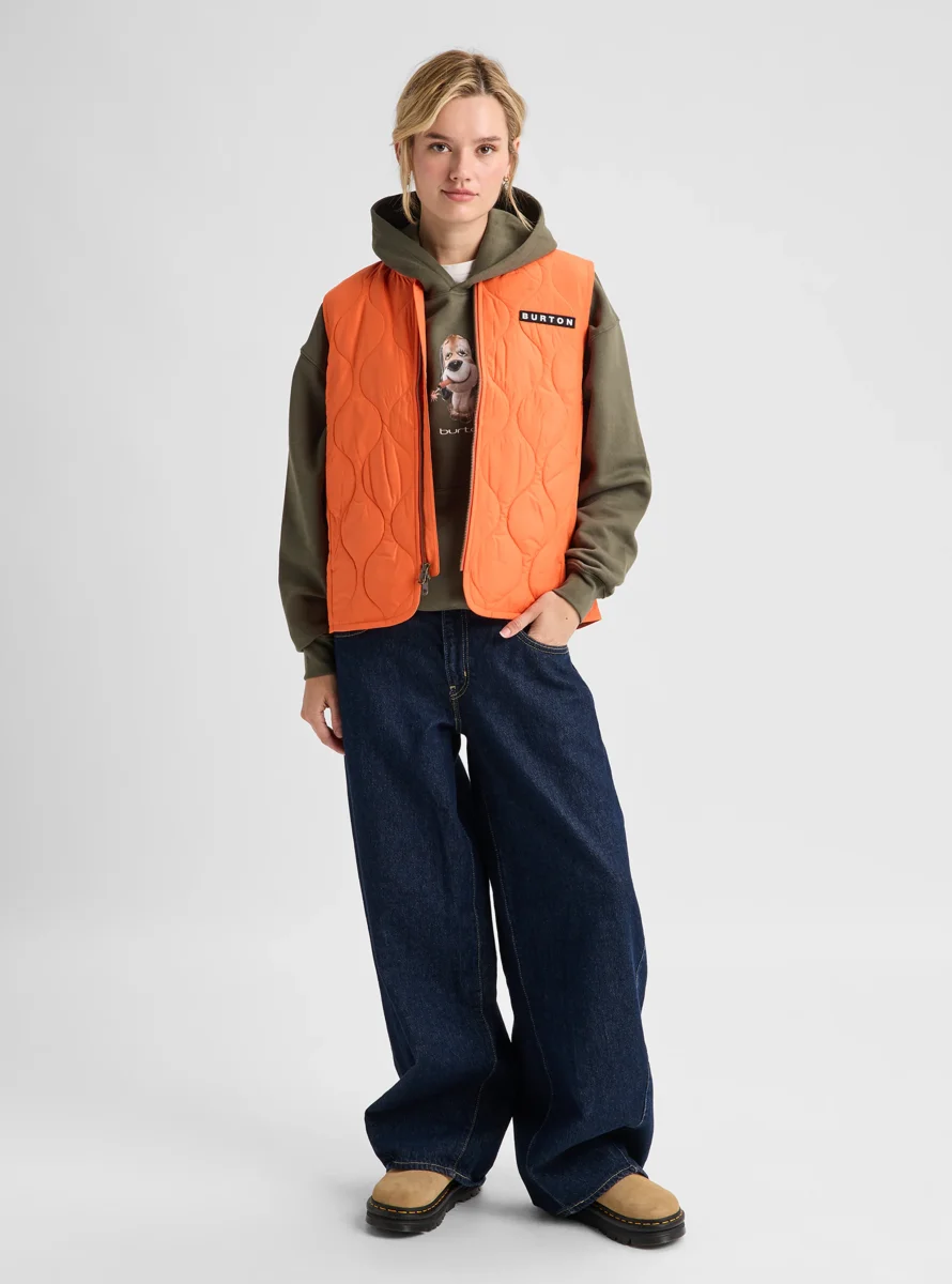 Women's Burton Quilted Synthetic Puffer Vest - Image 9